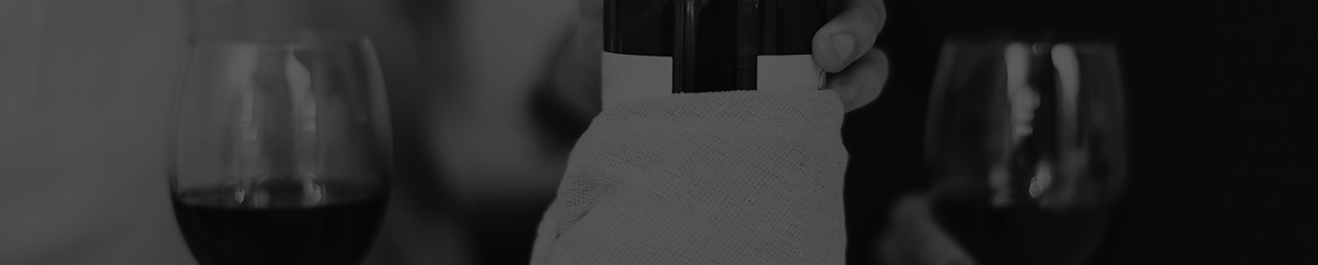 Wine Bottle / Glasses Banner